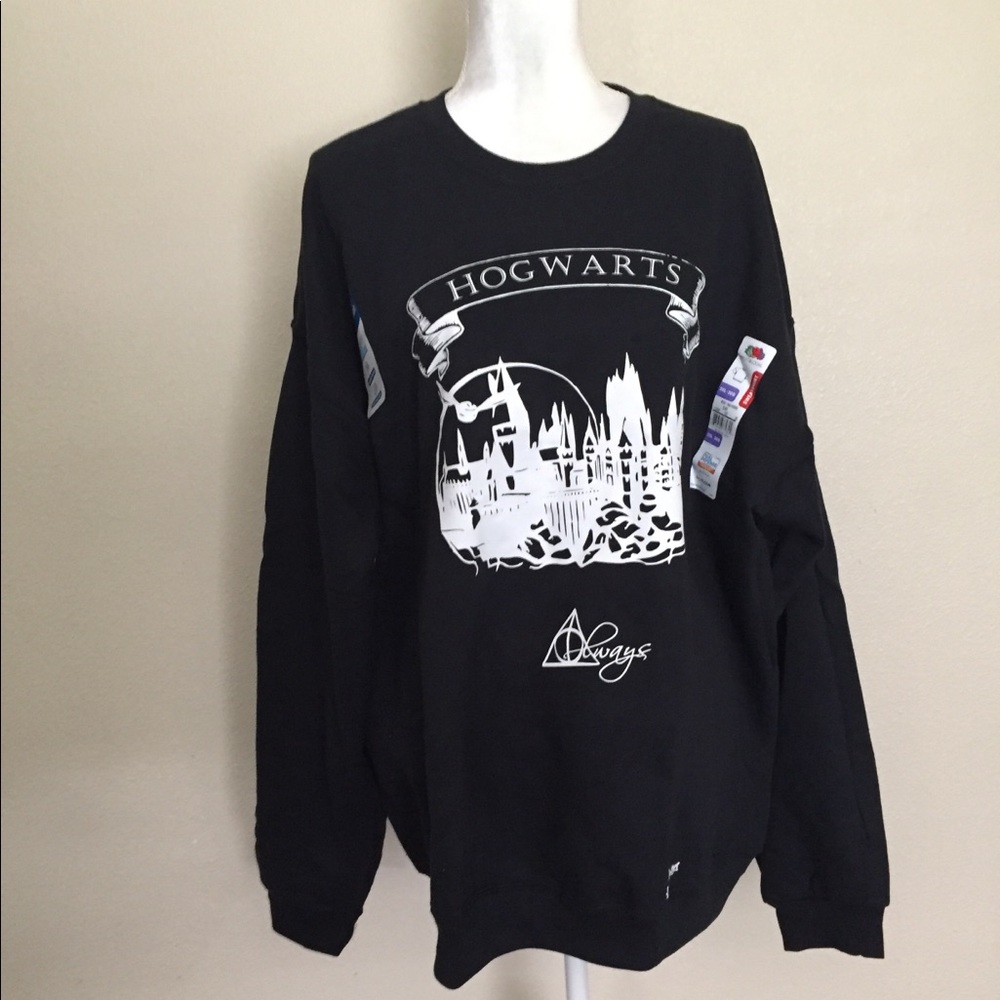 Last one! Harry Potter Graphic Hogwarts School Graphic Sweater Movie Always